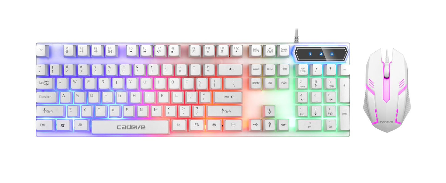 Wired Luminous Keyboard And Mouse