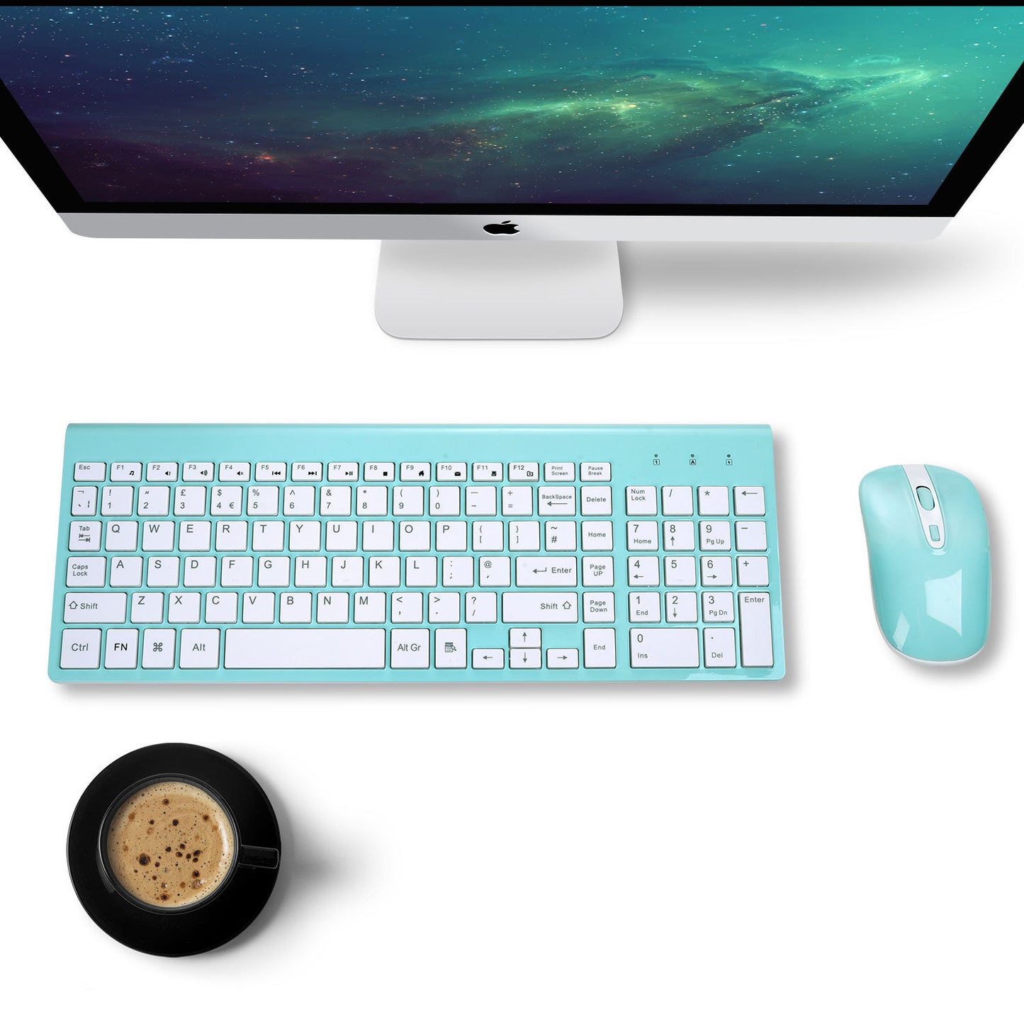 Fashion wireless keyboard & mouse set