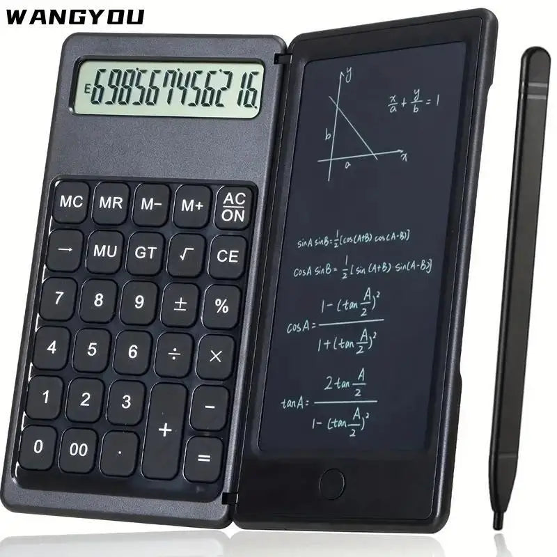 Foldable Writing Tablet Pad With Calculator