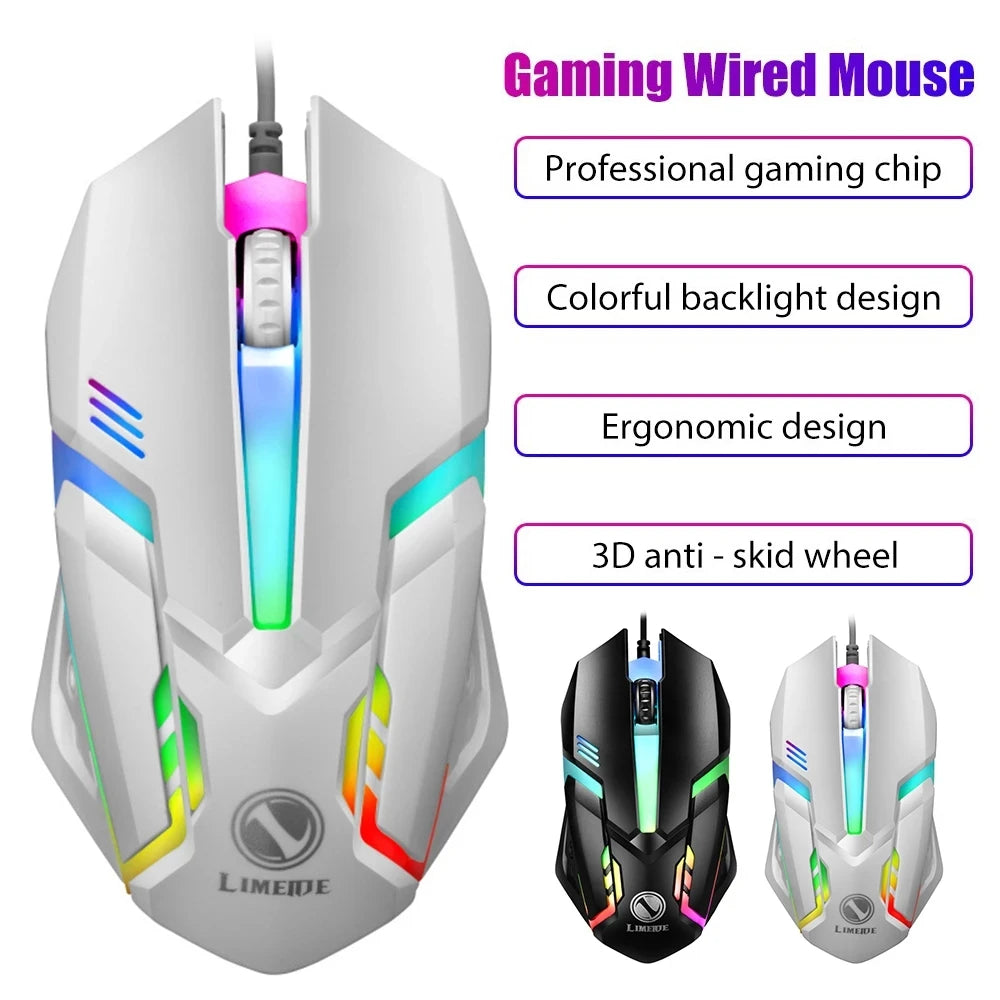 Backlit Wired Mouse