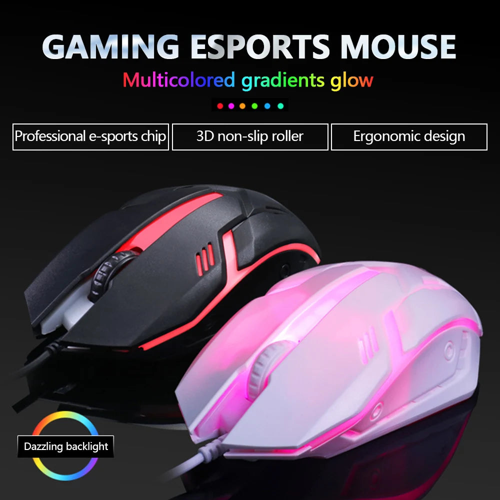 Backlit Wired Mouse