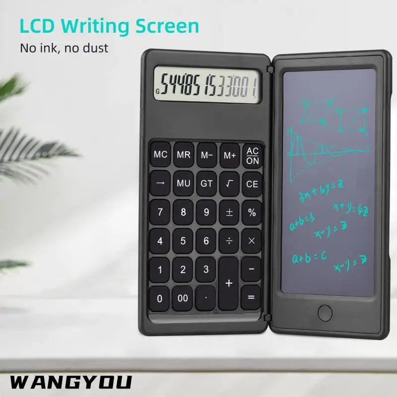 Foldable Writing Tablet Pad With Calculator