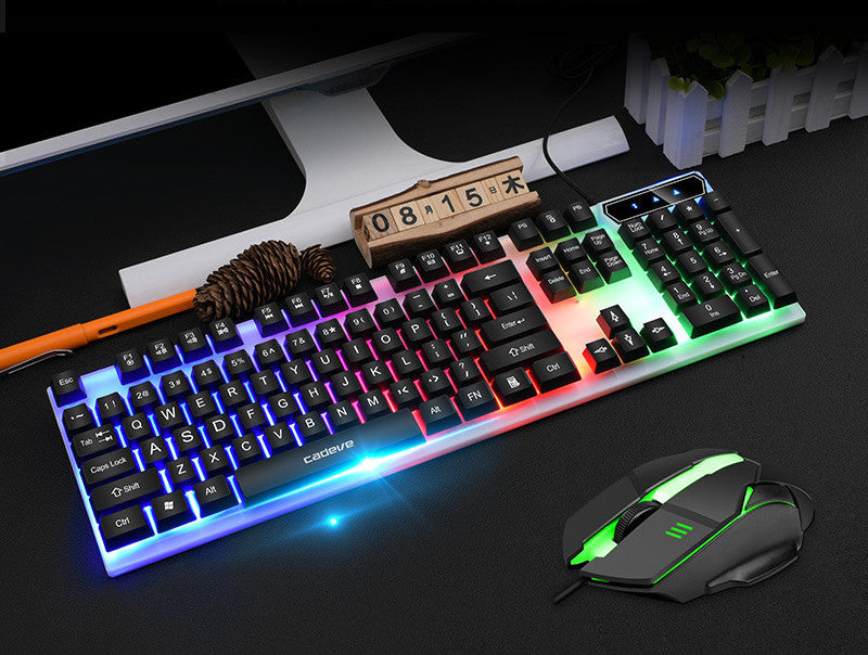 Colorful Backlit Gaming USB Wired Keyboard